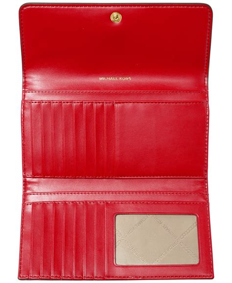 michael michael kors jet set charm large trifold wallet|overstock Michael Kors Wallet.